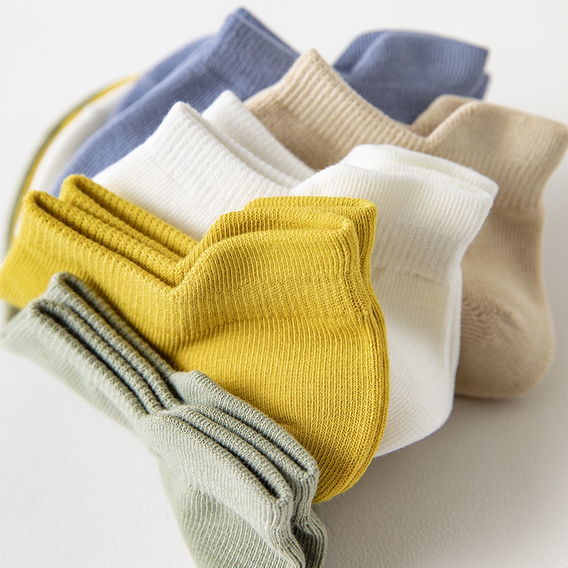 Summer Women Low top Socks Plain 100% Cotton Non-slip Female Casual Invisible Socks Elastic Slipper Socks
