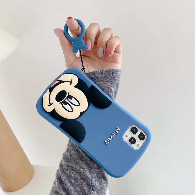 Ốp điện thoại chống sốc bằng silicone mềm hình Mickey cho IPHONE 4 4S 5 5S SE 6 6S 7 8 PLUS XR XS MAX 11 PRO MAX 3D