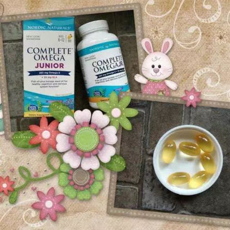 Viên nhai/uống Complete Omega Junior bổ sung 283mg Omega 3 Nordic Naturals cho trẻ từ 6-12 tuổi