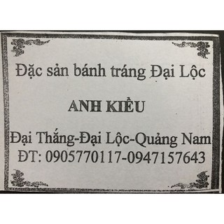 bánh tráng Đại Lộc