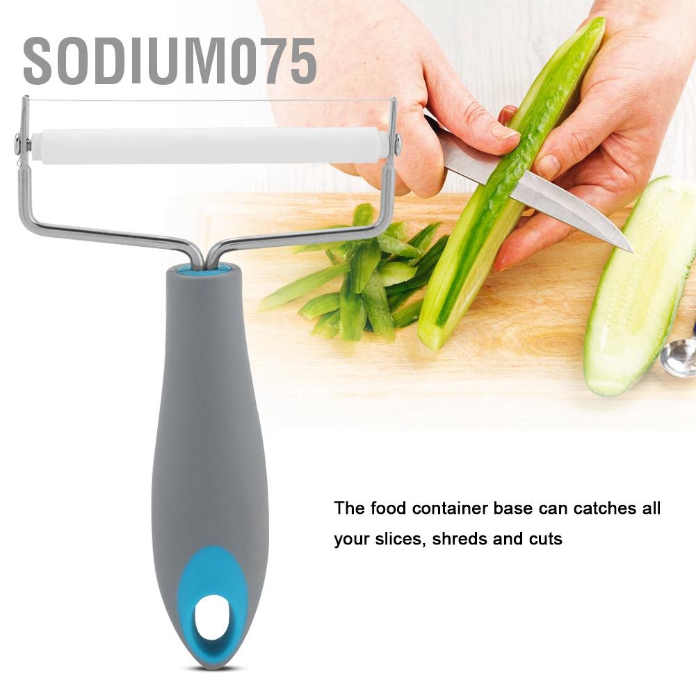 Hàng Hot Máy cắt trái cây bằng thép không gỉ NOn stick Máy cắt trái cây Slicer Grater Hàng giao ngaySodium075