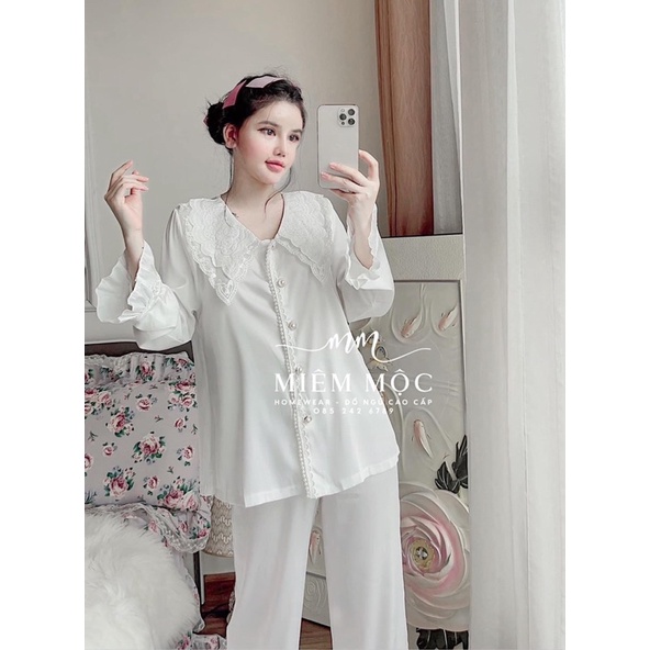 Set Đồ ngủ Nữ vải Latin cổ bèo xinh 🌸