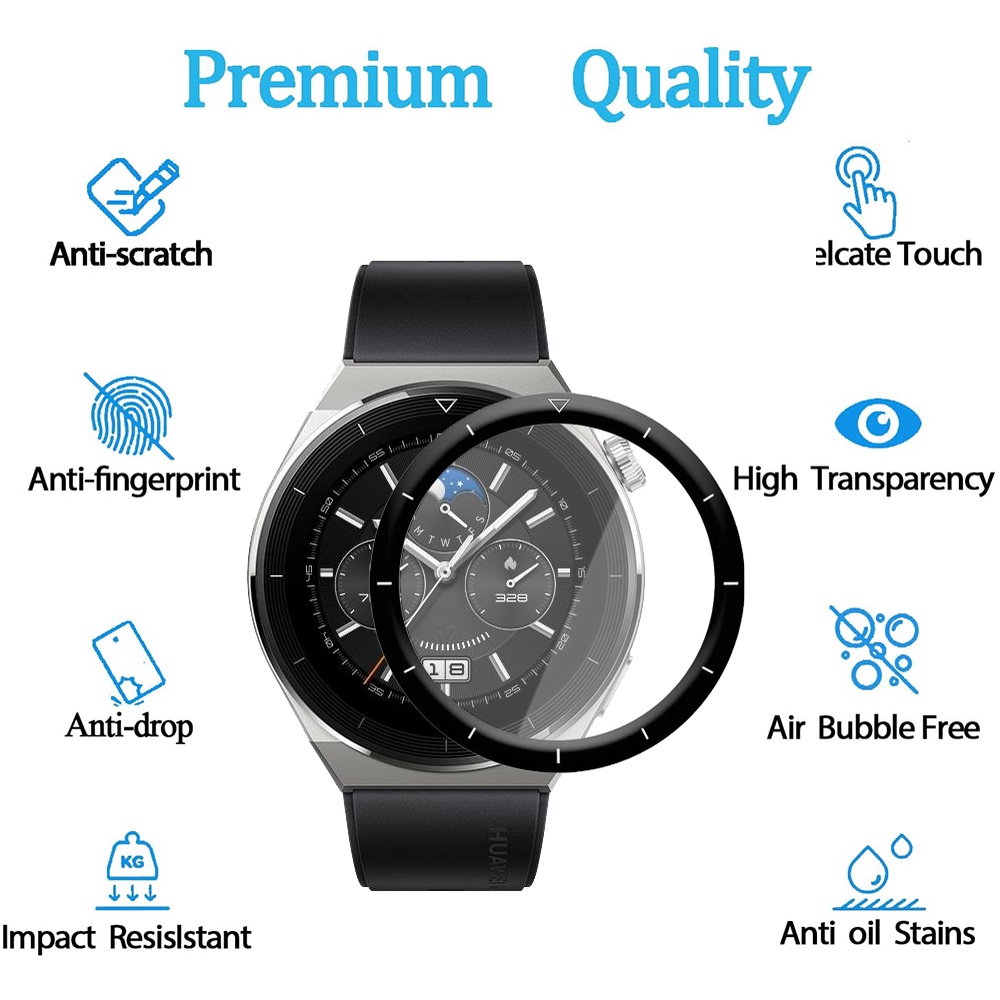 Miếng Dán Bảo Vệ Màn Hình Chống Trầy Cho Đồng Hồ Thông Minh Huawei Watch GT 3 Pro
