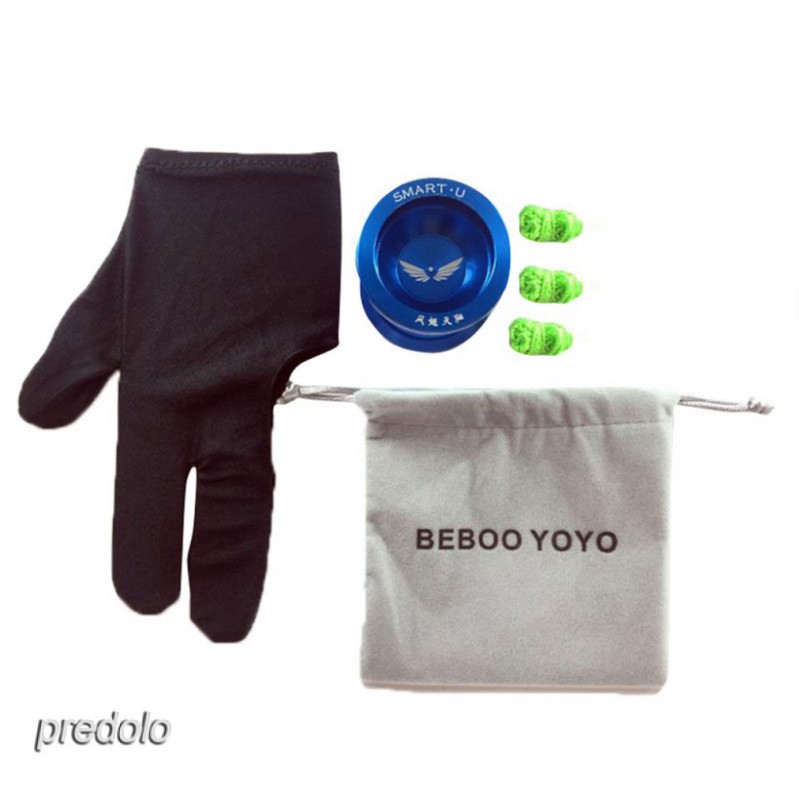 Bộ đồ chơi con quay Yoyo Beboo Yo Yo S1 bằng nhôm thiết kế tiện lợi kèm bao tay cao cấp