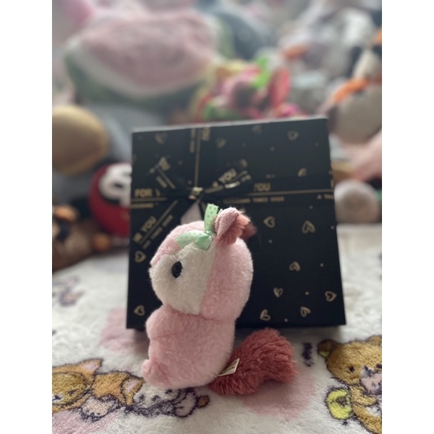 Gấu bông AMUSE sóc hồng 5-6cm