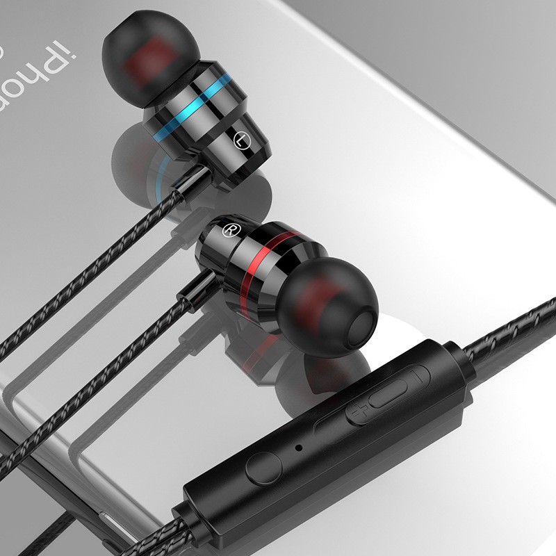 Unico ATai Nghe Gaming Có Dây Nhét Tai bass mạnh Chơi Game Chống Ồn Có Mic In Ear Cho PC và các dòng điện thoại