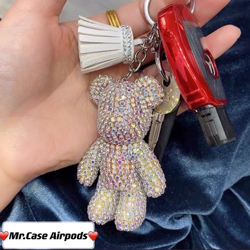 MÓC KHOÁ ĐÍNH ĐÁ NHÂN TẠO CAO CẤP FULL ĐÁ LẤP LÁNH