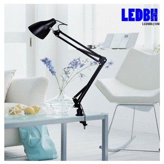 Đèn kẹp bàn Pixar- LED ANH QUỐC 7W – chao liền màu đen ( bảo hành 2 Năm)
