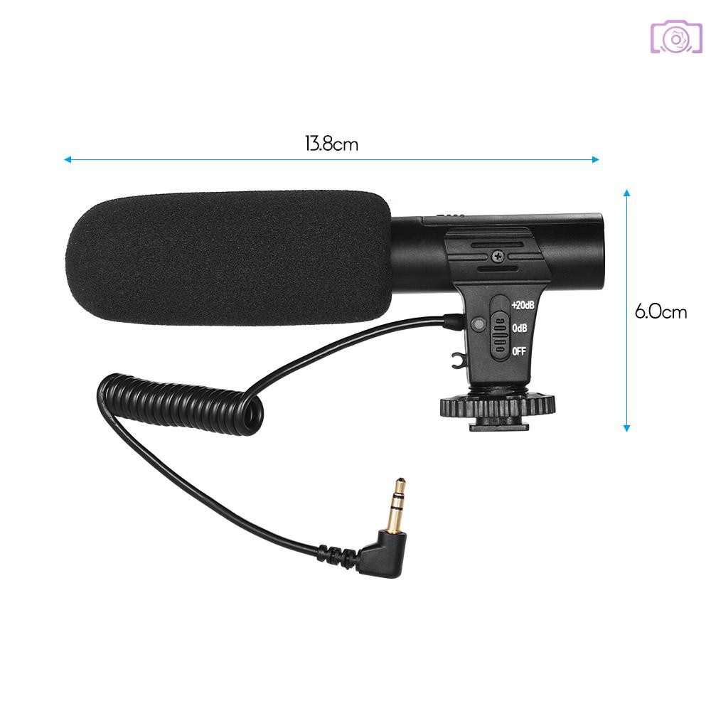 Bộ Micro Thu Âm Chuyên Dụng Cho Máy Ảnh Sony Canon Ni