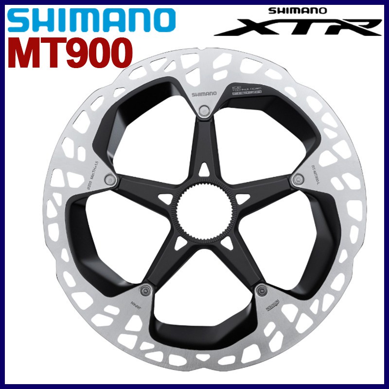 Đĩa thắng xe đạp tản nhiệt hiệu Shimano RT-MT900 140mm/160mm Center lock Rotor Ice-Tech