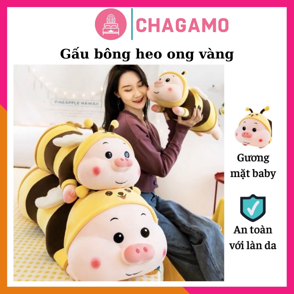 Gấu Bông Heo Ong Vàng Khổng Lồ , Thú Nhồi Bông Ong Vàng Cosplay