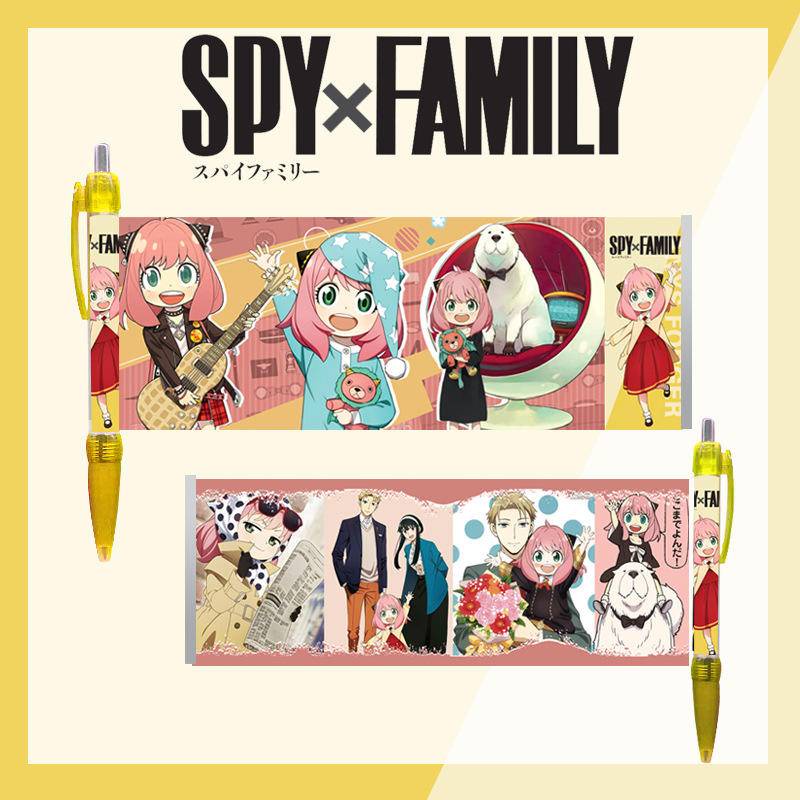 Bút Bi 2022 Anime SPY×FAMILY Kawaii Cho Học Sinh/Văn Phòng