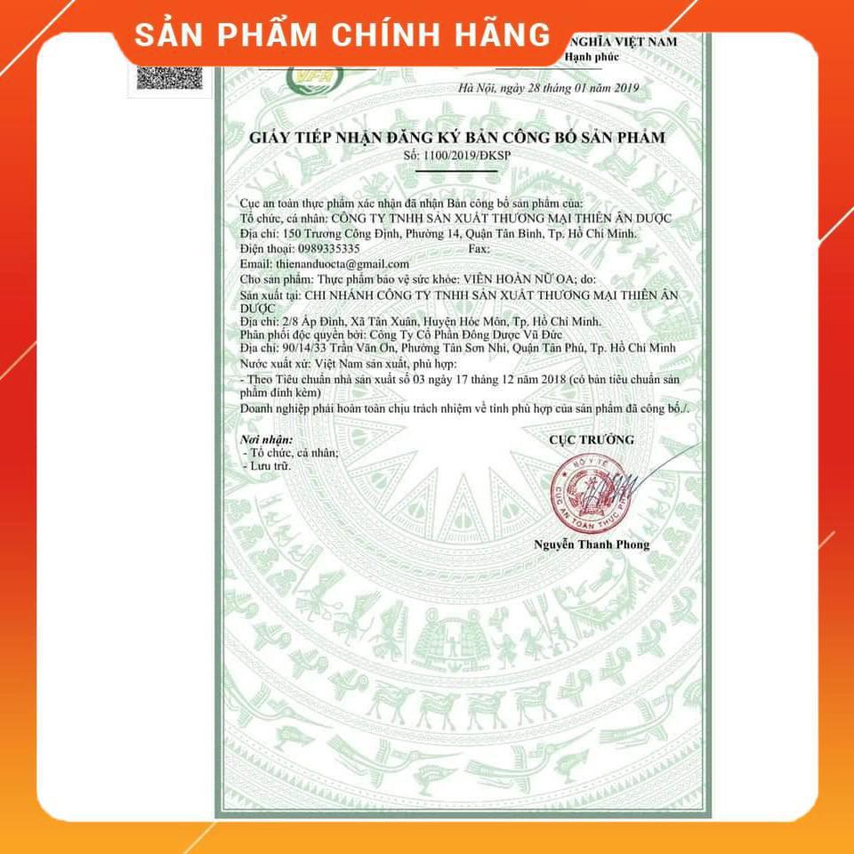 PHỤ KHOA NỮ OA- ĐÔNG Y VŨ ĐỨC