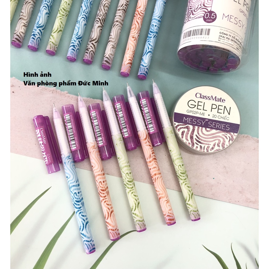 Bút Gel Messy 0.5mm- GP02-ME -Classmate - viết trơn, nét đều, mực khô ngay, công nghệ mới - vpp Quế Anh