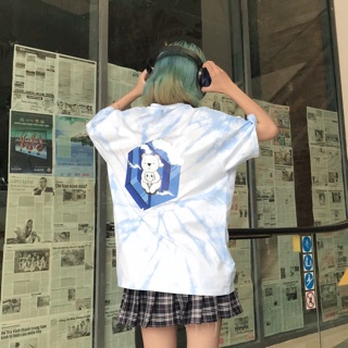 Áo thun loang logo (tie dye logo)