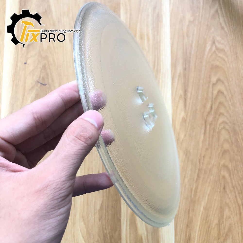 Đĩa thủy tinh lò vi sóng 24.5cm có chấu LVS245-1