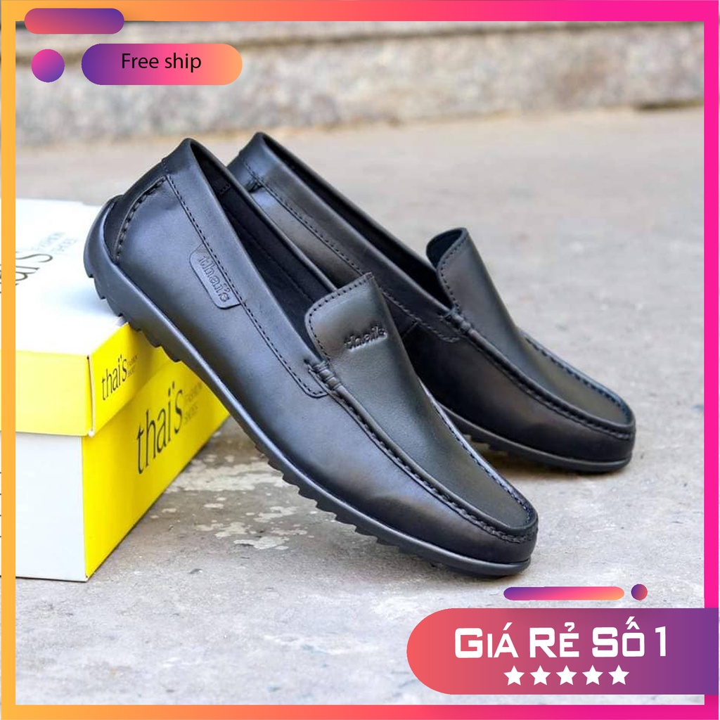 Giày lười da bò nhập khẩu Thái Lan