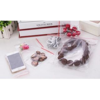 100c túi zip chỉ đỏ VIP size nhỏ [RẺ NHẤT]
