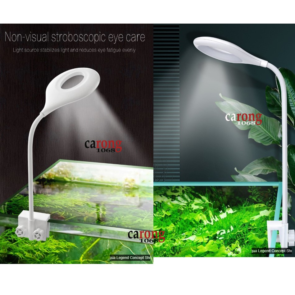 Đèn LED kẹp cho bể cá nhỏ Sobo LED Clip Lamp SD-9W, SD-10W, SD-4W