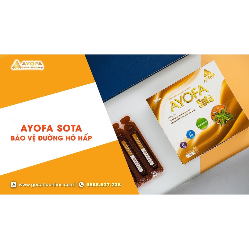 Ayofa Sota Xuyên Tâm Liên Bảo Vệ Hô Hấp Cả Nhà