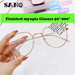 Kính cận có gọng chống ánh sáng xanh phong cách cổ điển hợp thời trang cho nữ 0-600