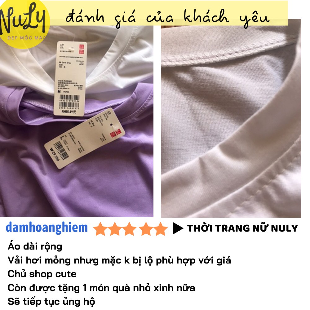 Áo Thun Trơn Dài Tay Unisex Basic Nhiều Màu Form Rộng Ulzzang, Kiểu Dáng KOREA NULY, ATND | WebRaoVat - webraovat.net.vn