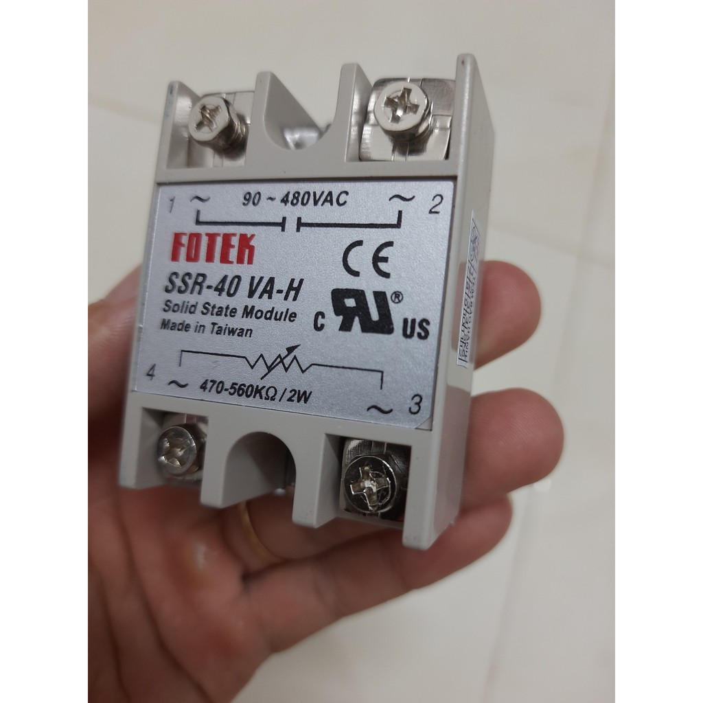 Relay bán dẫn Fotek 40VA, 40AA, 40DA, 40VA-H, 40 DA-H, 40AA-H