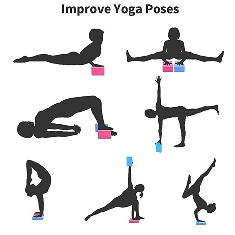 1 Khối Xốp EVA Nhiều Màu Hỗ Trợ Luyện Tập Yoga / Thể Hình Màu Sắc Ngẫu Nhiên