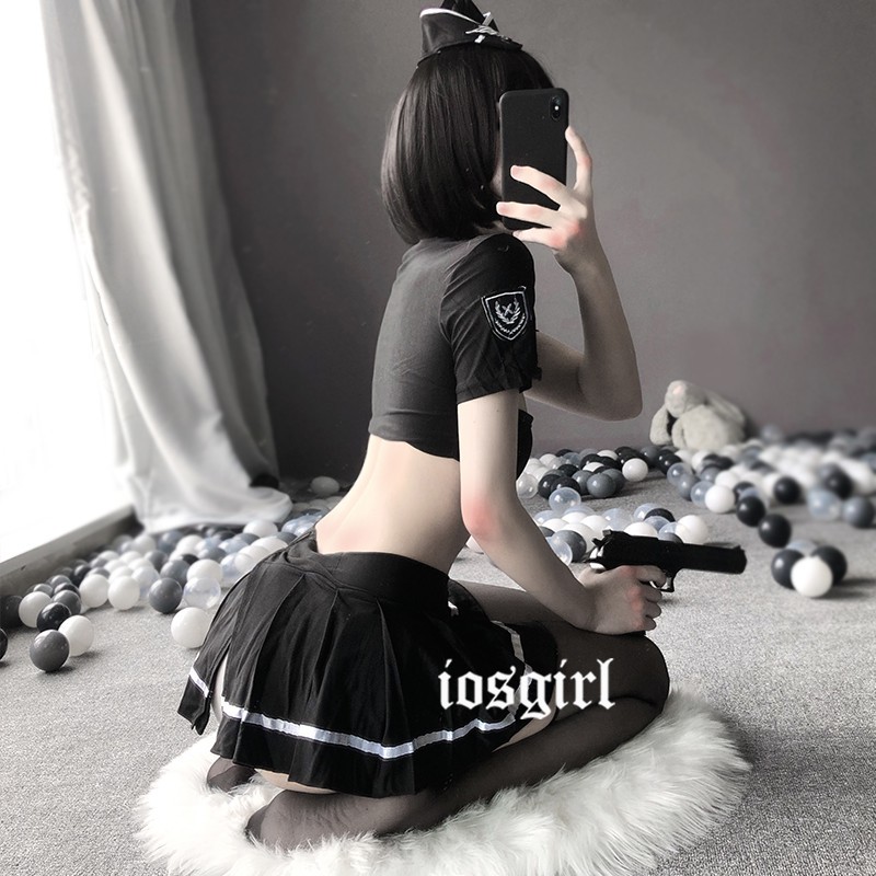 Bộ đồ hóa trang cảnh sát quyến rũ thời trang dành cho nữ