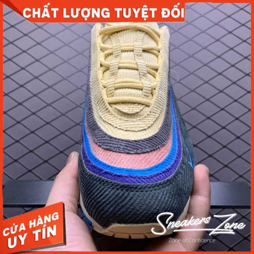 (FREESHIP+HỘP+QUÀ) Giày thể thao sneaker  AIR MAX 97 Sean Wotherspoon bảy màu da lộn siêu đẹp cho cả nam và nữ ʹ