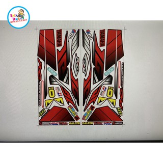 [SHIN DECAL] Tem xe jupiter RCmẫu JG đỏ đen