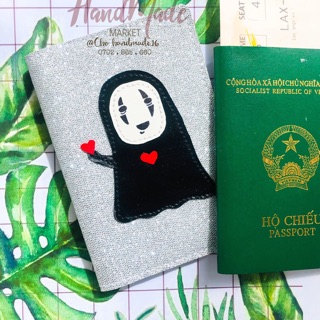 Vỏ hộ chiếu VÔ DIỆN - passport cover - bao hộ chiếu - bọc hộ chiếu- bao passport kim tuyến lấp lánh- nhũ bạc sang chảnh