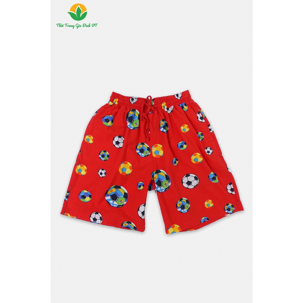 Quần Short Cạp Chun Nam Việt Thắng chất liệu cotton, mặc thoải mái - Thời trang gia đình VT Q03.2205