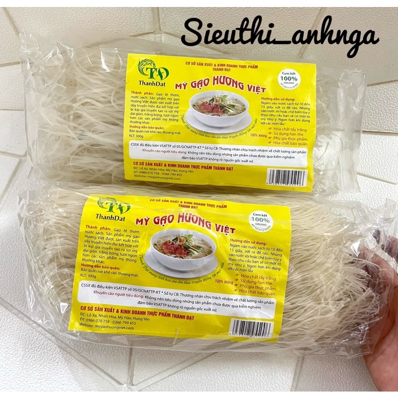 Mì Gạo khô Hương Việt Gói 300G