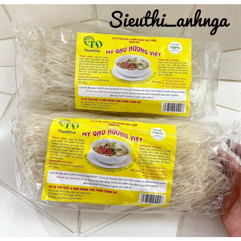 Mì Gạo khô Hương Việt Gói 300G