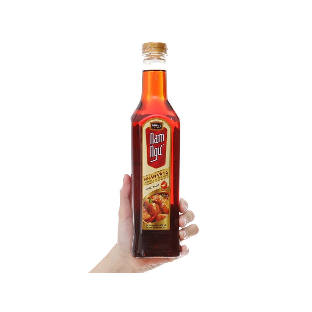 Nước mắm Nam Ngư nhãn vàng chai 650ml