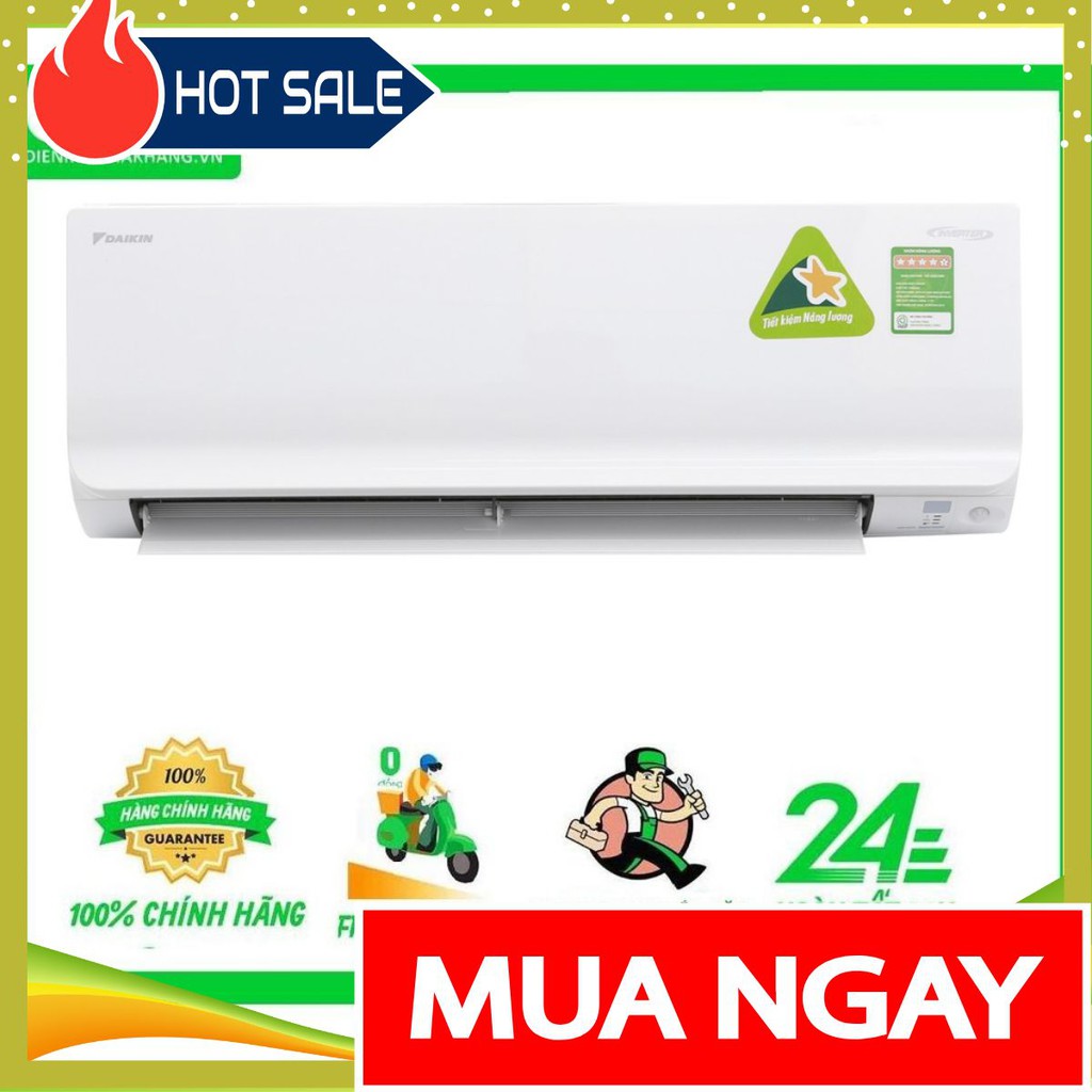 { GIÁ SỈ ) MIỄN PHÍ CÔNG LẮP ĐẶT - FTKM35SVMV - Máy lạnh Daikin FTKM35SVMV Inverter 1.5 HP