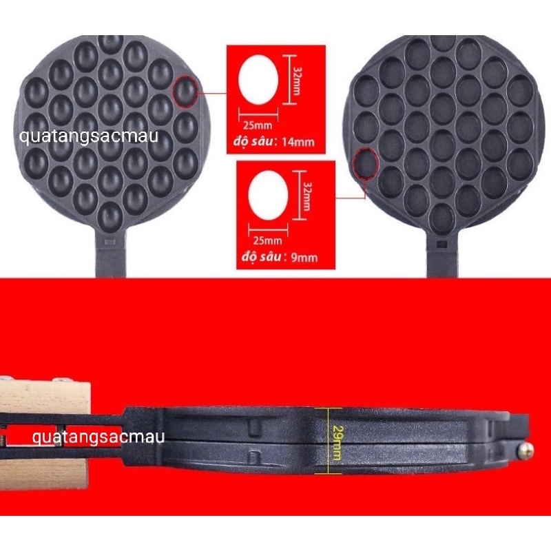 Khuôn Bánh Trứng Gà Non Hong Kong