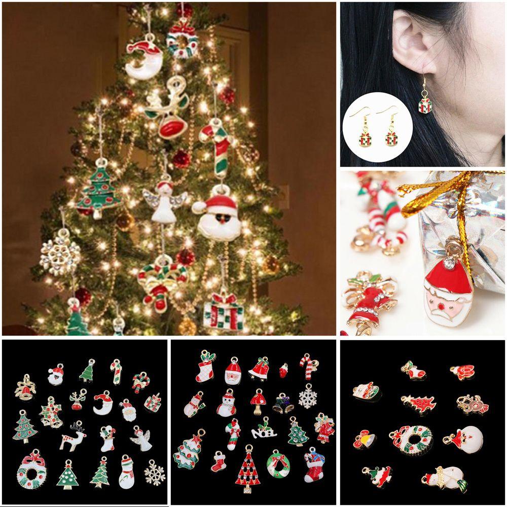 LEILY Set 10 / 19 Mặt Dây Chuyền Phong Cách Giáng Sinh Thời Trang