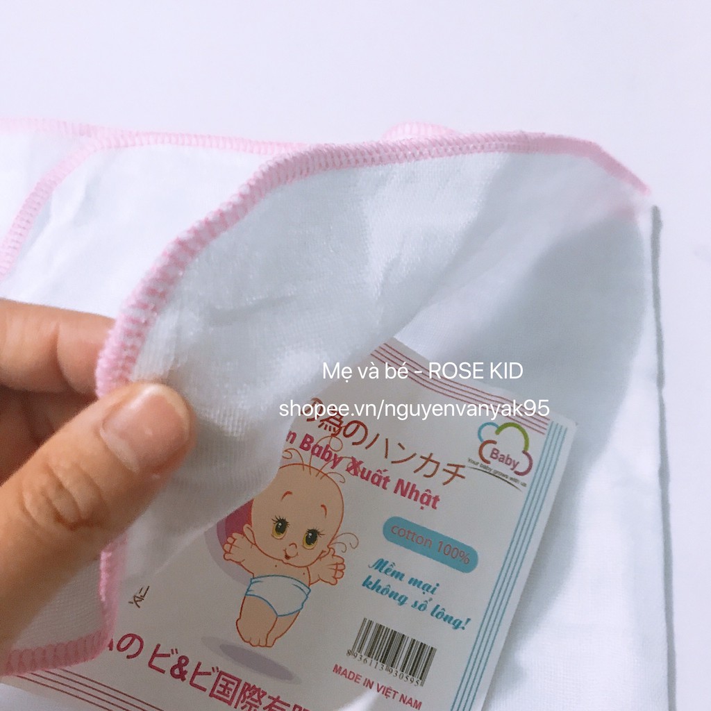 [FS 50k][Loại dày] Khăn tắm loại lưới mùng, khăn lưới 6 lớp thấm hút cực tốt dành cho bé sơ sinh