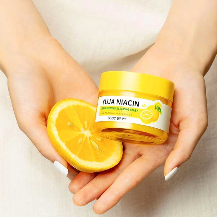 Mặt Nạ Ngủ Dưỡng Trắng Sáng Da Some By Mi Yuja Niacin 30 Days Miracle Brightening Sleeping Mask 60g