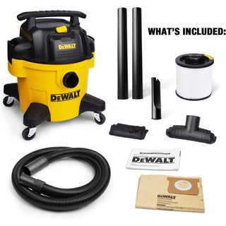 Máy hút bụi công nghiệp 23L công suất 3000W 3 chức năng hút ướt/hút khô/thổi DeWalt USA DXV23P- Hàng chính hãng