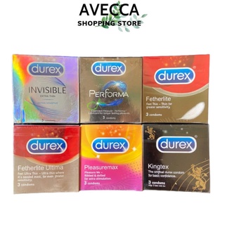 (Che tên sản phẩm) Bao Cao Su Durex Hộp 3 Cái