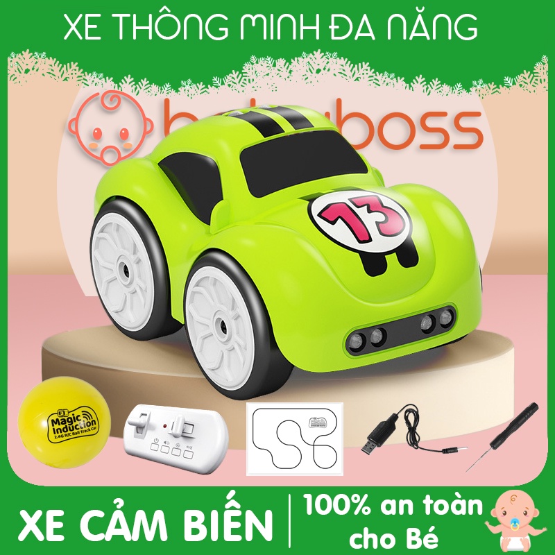 Xe đồ chơi cho bé ô tô điều khiển thông minh cảm biến đa năng chạy theo nét vẽ ZG001