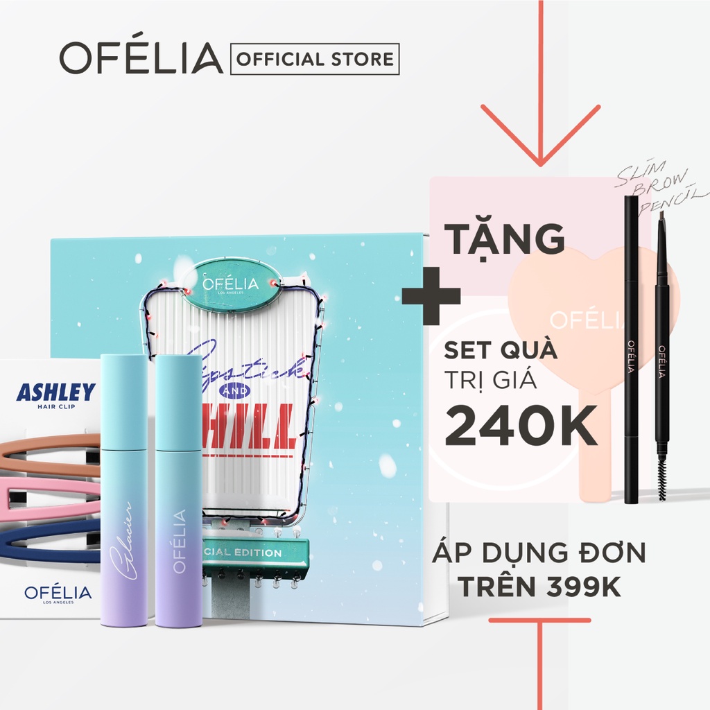 Set Son LIPSTICK &amp; CHILL Version 2 - OFÉLIA Glacier Christmas Edition (5g x 2pcs)