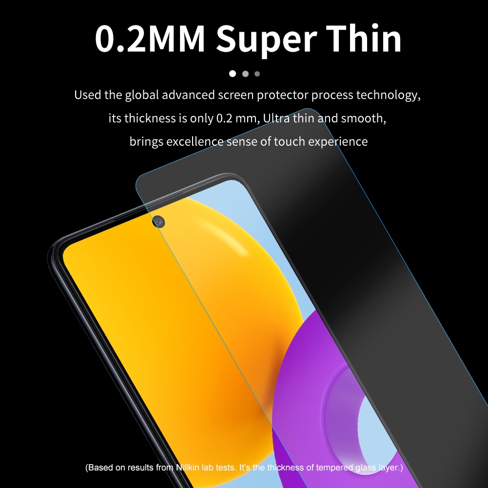 Kính cường lực bảo vệ màn hình Nillkin Amazing H+ PRO chống cháy nổ cho Samsung Galaxy M52 5G