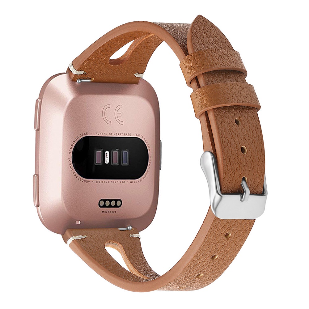 Dây đeo bằng da cho đồng hồ thông minh Fitbit Versa 2 / Versa Lite