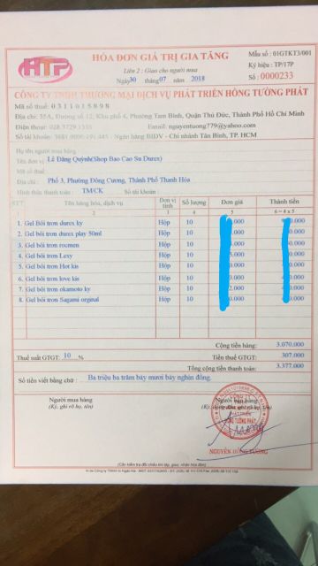 Gel bôi trơn Hot Kiss Hương Dâu Tây 50ml