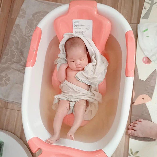 Thau Tắm Cho Bé Có Tựa Lưng - Chậu Tắm Trẻ Em Notoro Plus