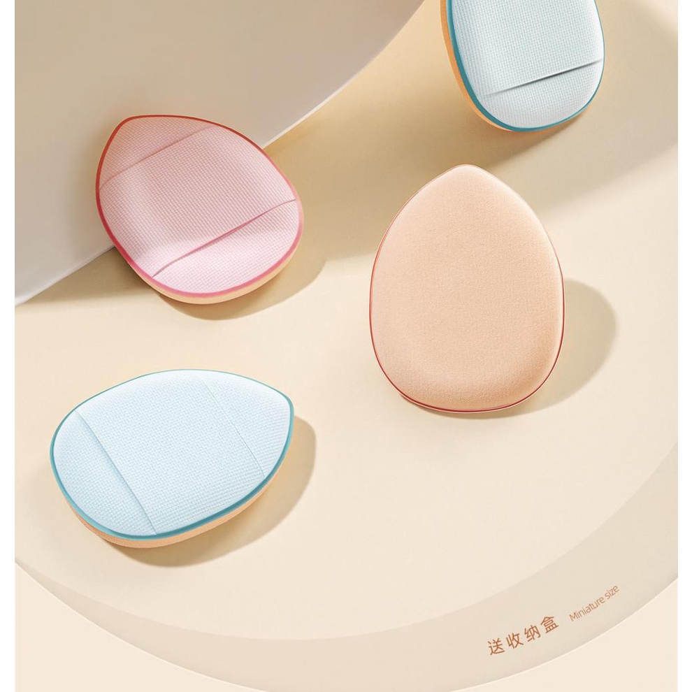 Mút Trang Điểm mini Thiết Kế Hình Chiếc Bánh Bao Độc Đáo